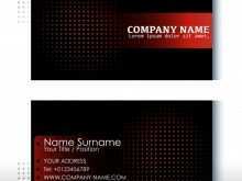35 Create Business Card Template Back And Front Maker by Business Card Template Back And Front