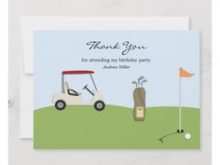 35 Creating Golf Thank You Card Template Now by Golf Thank You Card Template