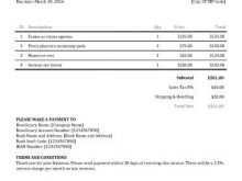 Invoice Samples Excel