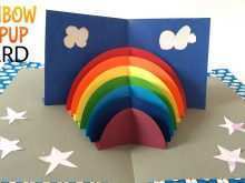 35 Creative Rainbow Pop Up Card Template Photo by Rainbow Pop Up Card Template