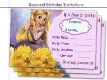 35 Creative Rapunzel Birthday Card Template PSD File by Rapunzel Birthday Card Template
