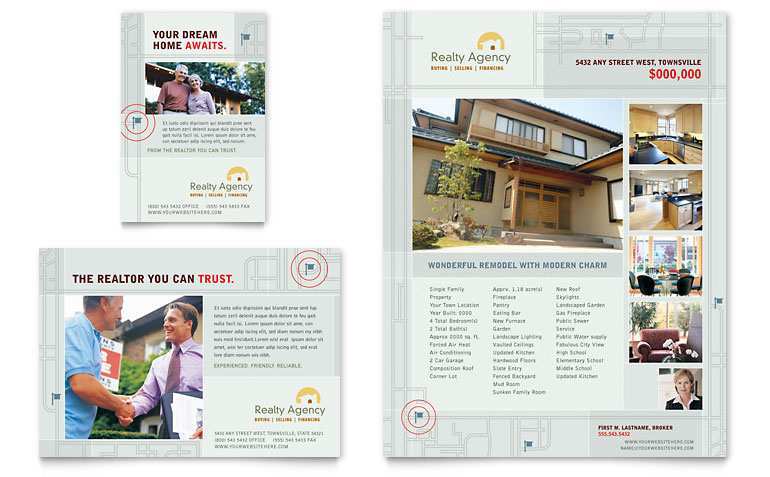 35 Creative Real Estate Flyer Template Publisher Photo for Real Estate Flyer Template Publisher