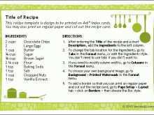 35 Creative Recipe Card Template You Can Type On With Stunning Design for Recipe Card Template You Can Type On