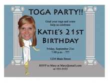 35 Creative Toga Party Flyer Template Maker with Toga Party Flyer Template