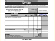 35 Customize Invoice Template For A Contractor in Word for Invoice Template For A Contractor