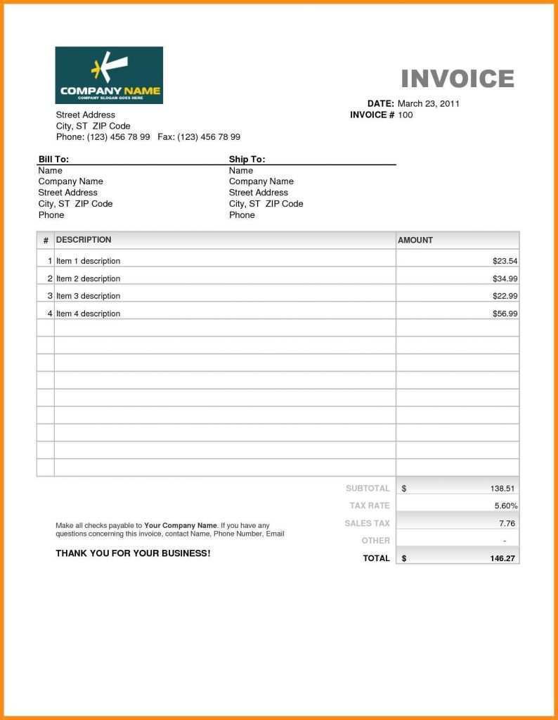 lawn care invoice template excel cards design templates