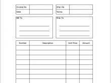 Blank Receipt Template Pdf