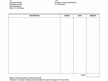 35 Customize Our Free Invoice Hourly Rate Template in Word with Invoice Hourly Rate Template