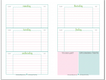 35 Customize Our Free Middle School Agenda Template Photo for Middle School Agenda Template