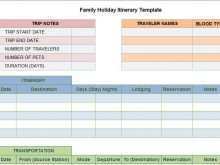35 Customize Our Free Travel Itinerary Template Printable For Free for Travel Itinerary Template Printable