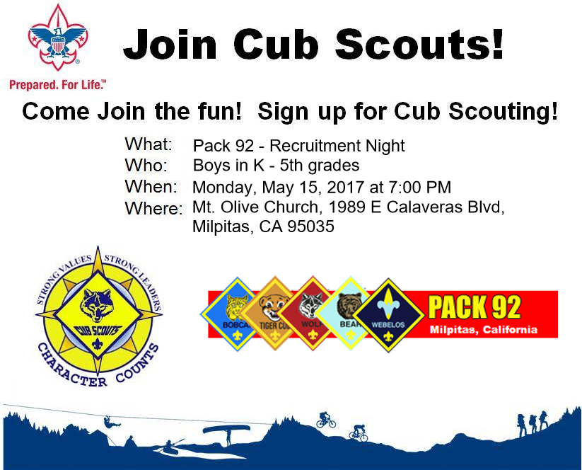 35 Format Cub Scout Flyer Template Now with Cub Scout Flyer Template
