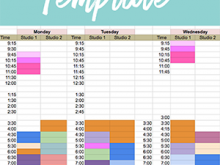 35 Format Dance Class Schedule Template Maker for Dance Class Schedule Template