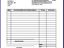 35 Free Contractor Labor Invoice Template for Ms Word with Contractor Labor Invoice Template