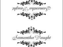 35 Free Elegant Name Card Template by Free Elegant Name Card Template