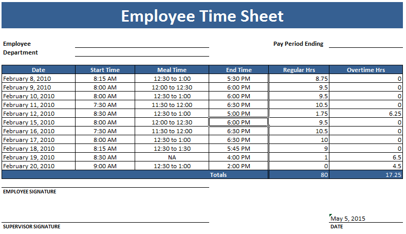 35 Free Excel 2010 Time Card Template Photo by Excel 2010 Time Card Template