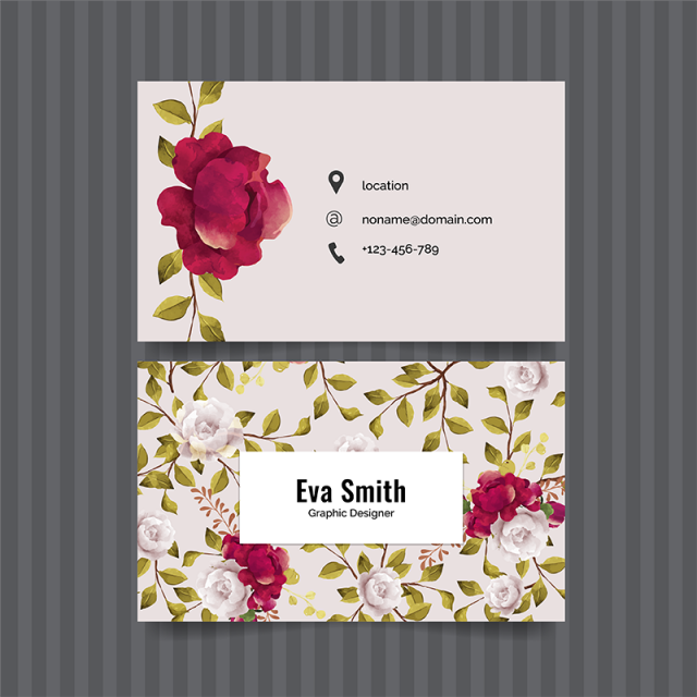 35 Free Floral Business Card Template Free Download PSD File by Floral Business Card Template Free Download