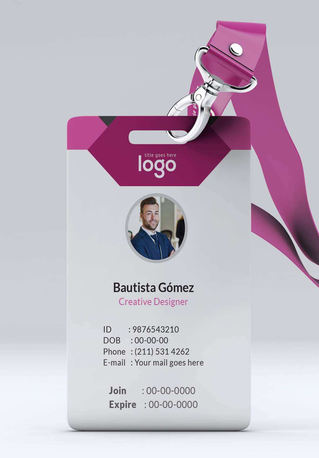 download id card template illustrator