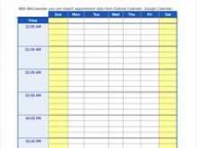 35 Free Printable A Daily Schedule Template Now for A Daily Schedule Template