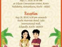 35 Free Printable Kerala Wedding Invitation Card Templates Formating for Kerala Wedding Invitation Card Templates