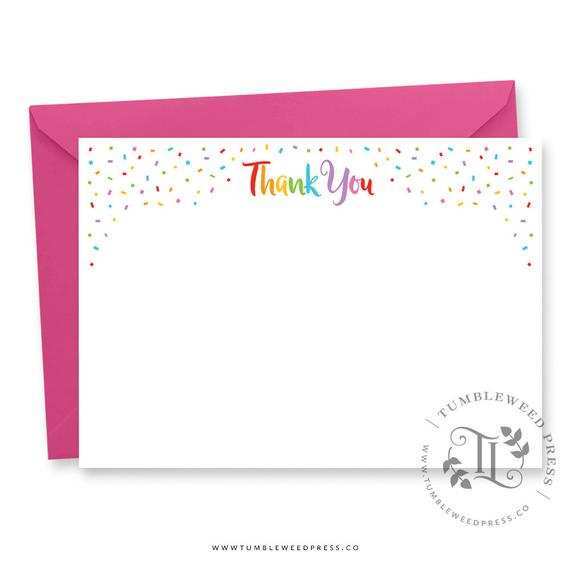 35 Free Printable Rainbow Thank You Card Template for Ms Word for ...