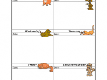 35 Free Printable Weekly Homework Agenda Template PSD File by Weekly Homework Agenda Template