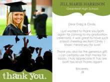 35 Free Thank You Card Template Graduation Formating for Thank You Card Template Graduation