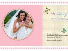 35 Free Wedding Anniversary Card Templates With Stunning Design with Wedding Anniversary Card Templates