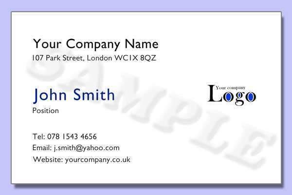 35 How To Create Business Card Template Size Uk for Ms Word for Business Card Template Size Uk