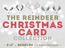 35 How To Create Reindeer Christmas Card Template for Ms Word for Reindeer Christmas Card Template