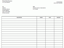 35 Online Invoice Blank Form Maker with Invoice Blank Form