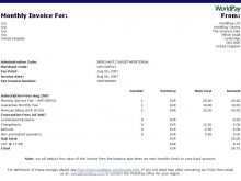 35 Online Monthly Invoice Format Photo by Monthly Invoice Format