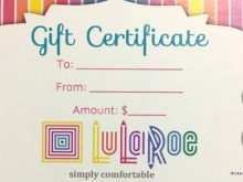 35 Printable Lularoe Gift Card Template Free Maker by Lularoe Gift Card Template Free