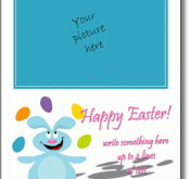 35 Standard Easter Card Template Free Printable For Free with Easter Card Template Free Printable