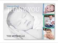 35 Standard Thank You Card Template Baby Photo with Thank You Card Template Baby