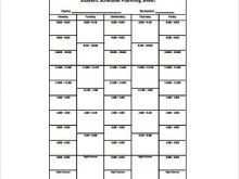 35 Standard Usask Class Schedule Template Download with Usask Class Schedule Template