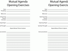 35 The Best Lds Meeting Agenda Template in Photoshop for Lds Meeting Agenda Template