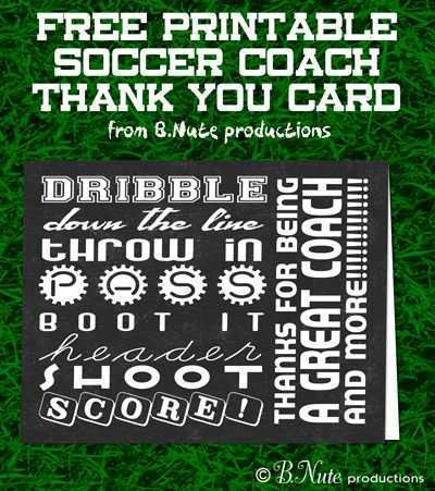 35 The Best Thank You Card Soccer Coach Templates Photo for Thank You Card Soccer Coach Templates