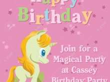 35 Visiting Birthday Card Template Unicorn Layouts with Birthday Card Template Unicorn