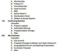 36 Adding Church Business Meeting Agenda Template Layouts by Church Business Meeting Agenda Template