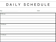 36 Adding Daily Calendar Time Template Formating with Daily Calendar Time Template
