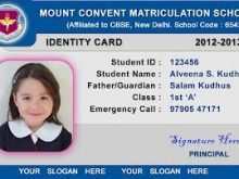 36 Adding Id Card Template For Students in Word with Id Card Template For Students