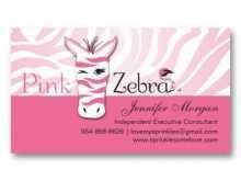36 Adding Pink Zebra Business Card Templates Now with Pink Zebra Business Card Templates
