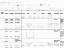 36 Adding Travel Itinerary Template Google Docs For Free with Travel Itinerary Template Google Docs