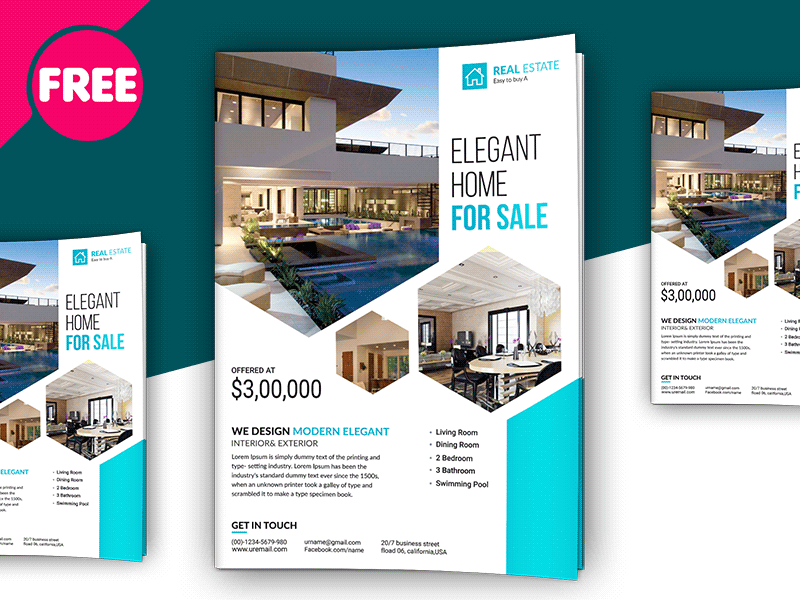 House For Sale Flyer Template Free from legaldbol.com