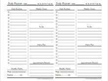 36 Blank Daily Agenda Template Pdf in Word by Daily Agenda Template Pdf