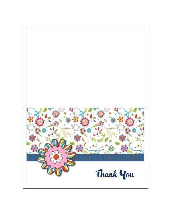 36 Blank Thank You Card Templates Printable Formating for Thank You Card Templates Printable
