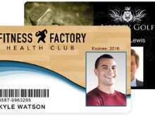 36 Create Gym Id Card Template With Stunning Design by Gym Id Card Template
