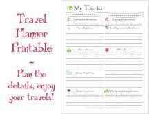 36 Create Travel Agenda Template Free Layouts with Travel Agenda Template Free