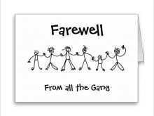 36 Creating Farewell Card Templates Uk Photo by Farewell Card Templates Uk