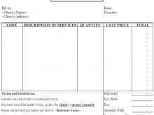 Independent Contractor Invoice Template